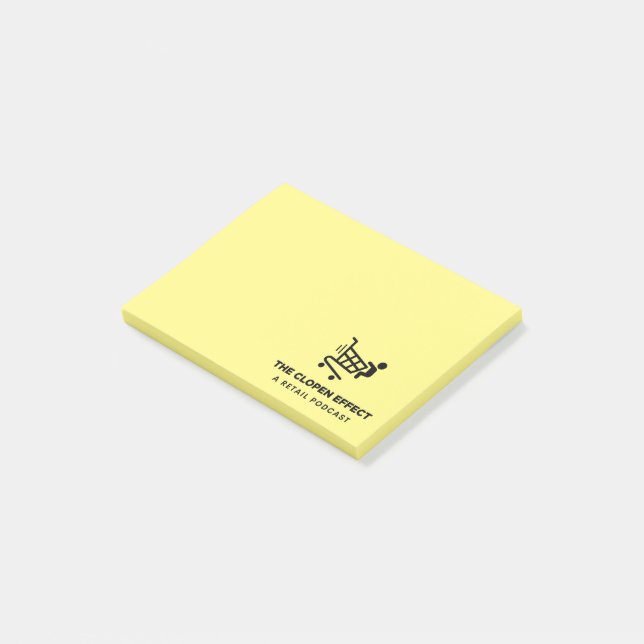 Bloco De Notas The Clopen Effect - Black Logo Notes (Inclinado)