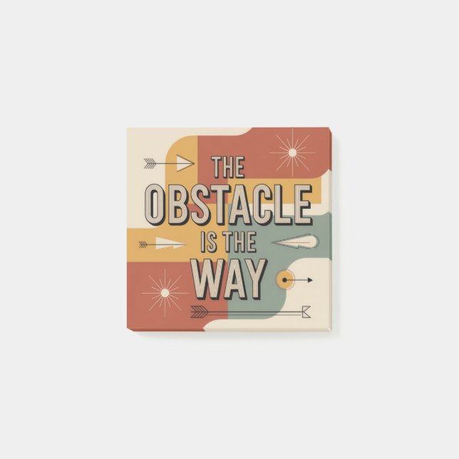 Bloco De Notas The Obstacle Is The Way (Frente)