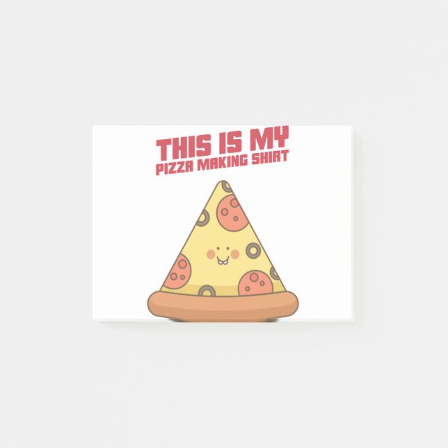 Bloco De Notas This Is My Pizza Making Shirt Heart (Frente)