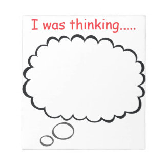 Bloco De Notas Thoughts Notepad