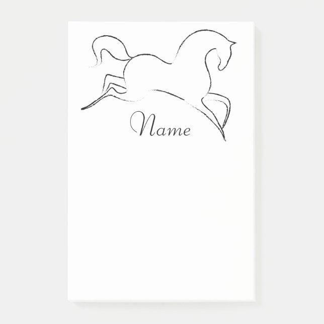 Bloco De Notas Thunder_Cove Cavalo Selvagem (Frente)