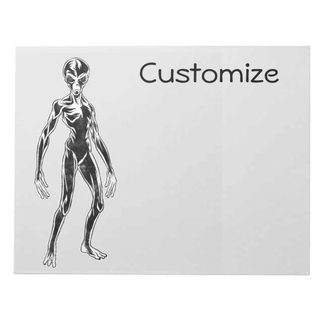 Bloco De Notas Thunder_Cove da Alienígena OFO (Frente)