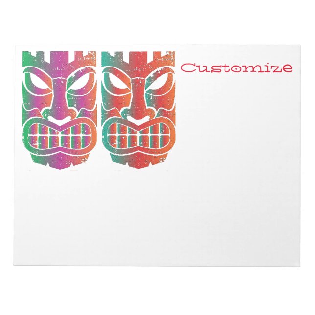 Bloco De Notas Thunder_Cove da Escultura Twin Tiki (Frente)