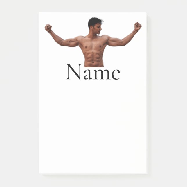 Bloco De Notas Thunder_Cove do Modelo da Malhação masculina (Frente)