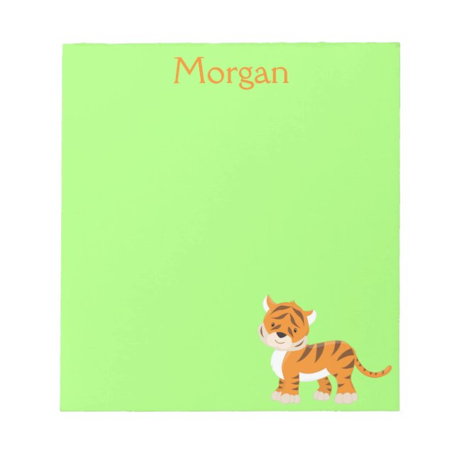 Bloco De Notas Tiger Safari Green (Frente)