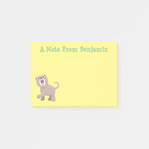 Bloco De Notas Tigre Smilodon de Tigre de Saber