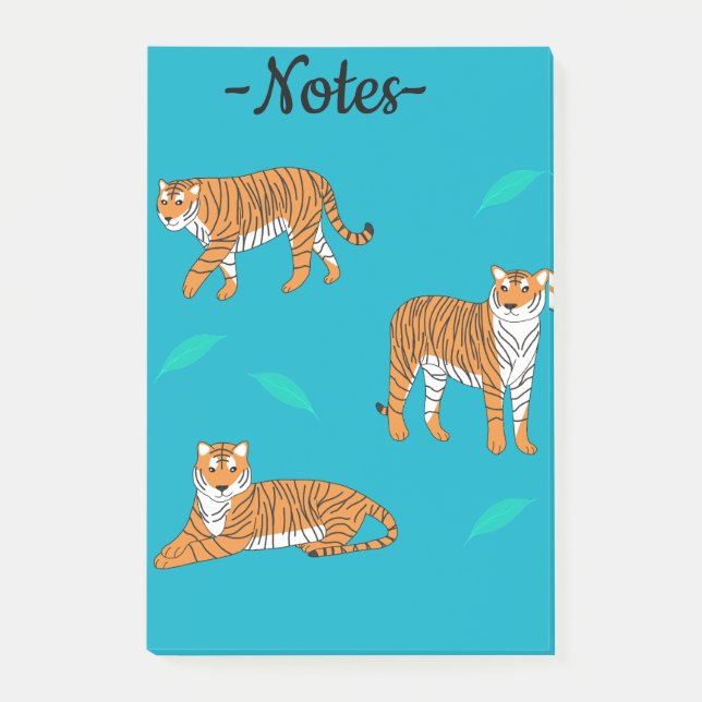 Bloco De Notas Tigres Laranja (Frente)