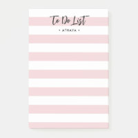 Tinta Rosa Moderna, Fazer Lista de Notas de Ti Pos
