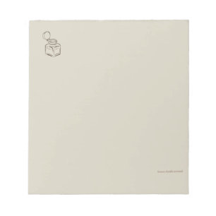 Bloco De Notas Tinteiro Dark Academia – Biblioteca Vintage Minima