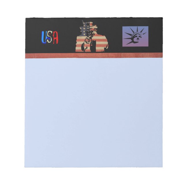 Bloco De Notas Tio Sam Note Pad (Frente)
