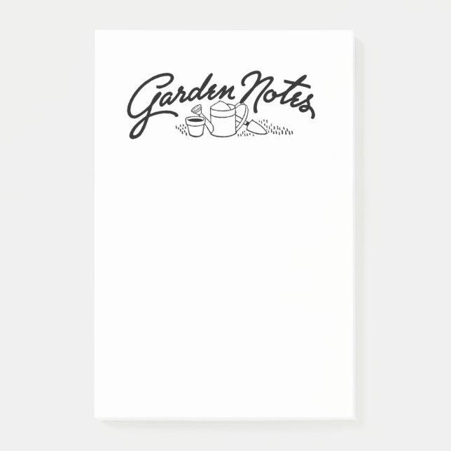 Bloco De Notas Tipografia do Jardim Retroativo (Frente)