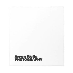 Bloco De Notas Tipografia em negrito moderno