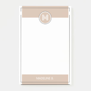Bloco De Notas Tipografia Moderna Chic Minimalista Personalizada