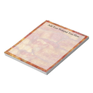 Bloco De Notas Tira de bacon fritada