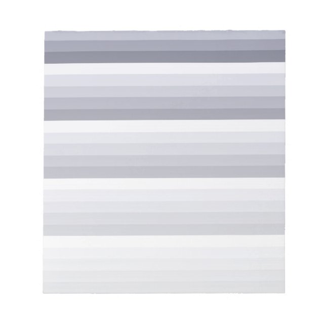 Bloco De Notas Tiras de sombra cinza azul (Frente)