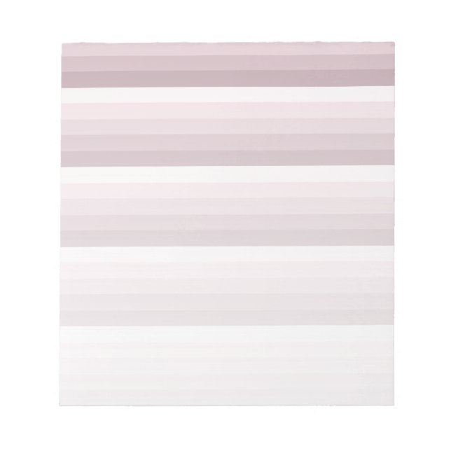 Bloco De Notas tiras de sombra rosa quartz (Frente)
