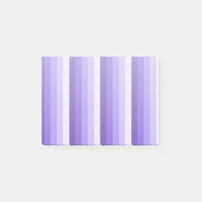 Bloco De Notas Tiras de sombra violeta (Frente)