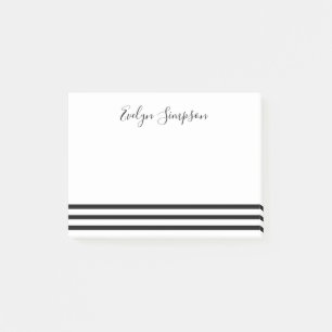 Bloco De Notas Tiras Simples Modernas Minimalistas