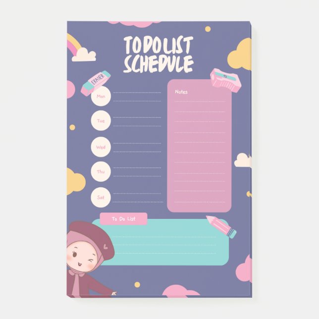 Bloco De Notas To do list note pad (Frente)