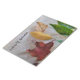 Bloco De Notas Toalhetes de papel para folhas de outono