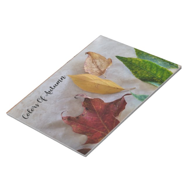 Bloco De Notas Toalhetes de papel para folhas de outono (Inclinado)