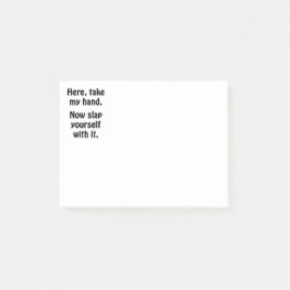 Bloco De Notas Toma, Pega A Minha Mão