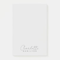 Tones de Cinza de Nomes Personalizados Modernos