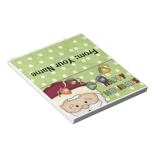 Bloco De Notas Topper da etiqueta de doces ou travessuras (Inclinado)