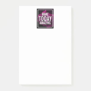 Bloco De Notas Torne o Rosa roxo incrível de hoje Inspiração