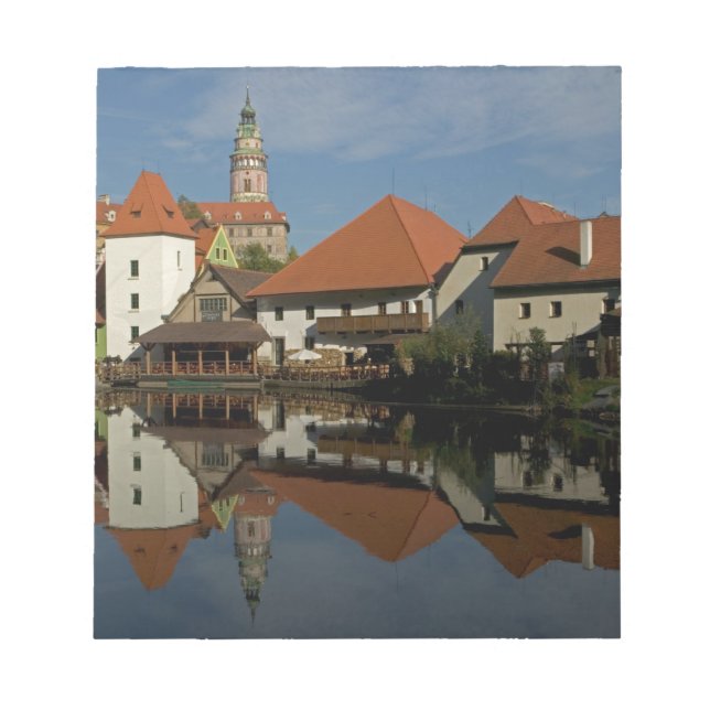 Bloco De Notas Torre do Castelo, Rio Vltava, Cesky Krumlov, (Frente)