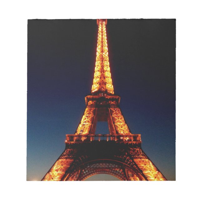Bloco De Notas Torre Eiffel em Paris (Frente)