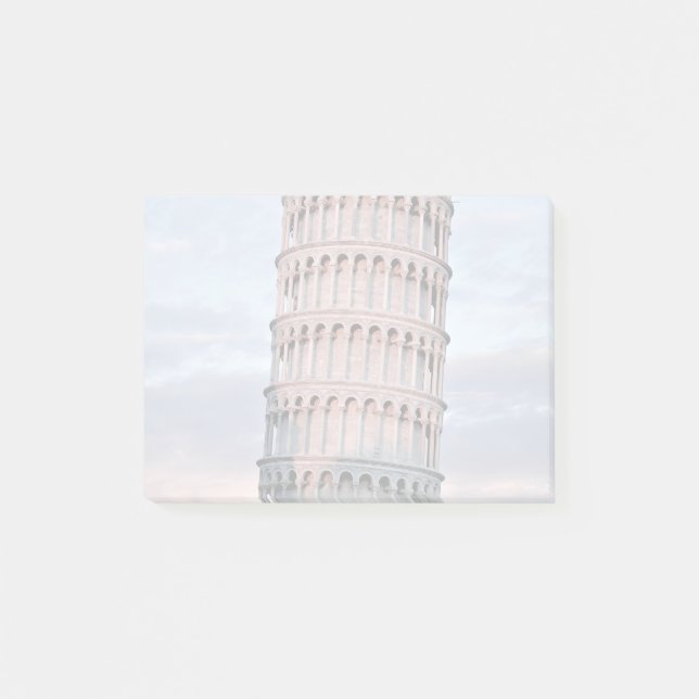 Bloco De Notas Torre inclinada de Pisa em Italia (Frente)