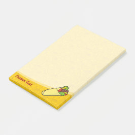 Bloco De Notas Tortilla Sandwich Wrap