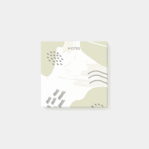 Bloco De Notas Traço de Pincel Abstrato do Pastel