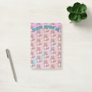 Bloco De Notas Trash Panda post-it notes - Klebezettel - small