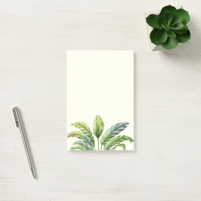 Bloco De Notas Travelers Palm Tree Tropical Boho (Escritótio)
