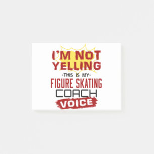 Bloco De Notas Treinador de Skate Voice Engraçado Figura Skater 