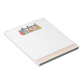 Bloco De Notas Treinador educacional Retro