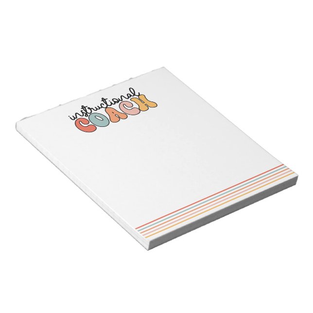 Bloco De Notas Treinador educacional Retro (Inclinado)