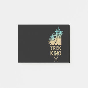 Bloco De Notas Trekking and Caminking Outdoor Vintage Forest Desi