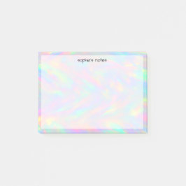 Bloco De Notas Trendy Cute Pastel Holographic Custom