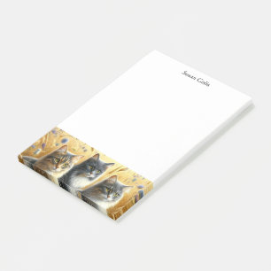 Bloco De Notas Três Cats Cat Lover Notas Postadas