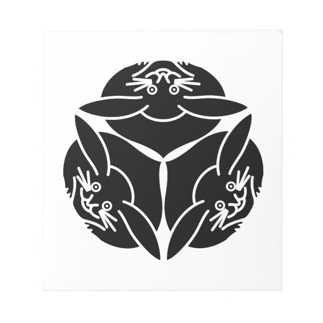 Bloco De Notas Três coelhos (Frente)