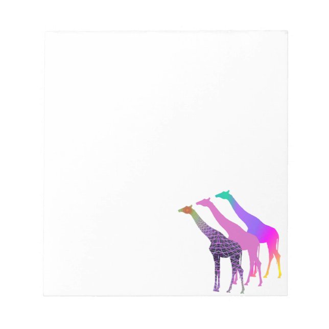 Bloco De Notas Três Girafas Design 5 (Frente)