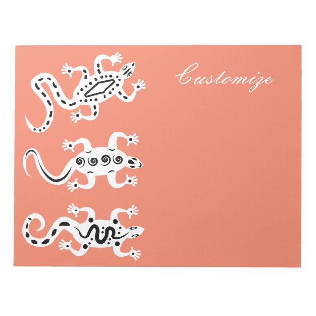 Bloco De Notas Três Lagartos Thunder_Cove Sudoeste  (Frente)