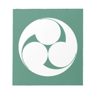 Bloco De Notas Três redemoinhos no sentido horário (Sugaki)