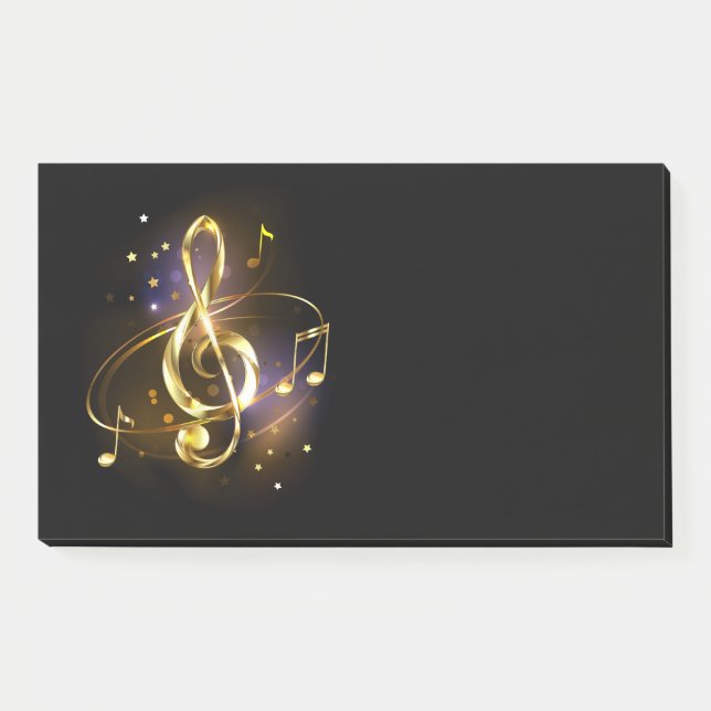 Bloco De Notas Trevo de Ouro Música (Frente)