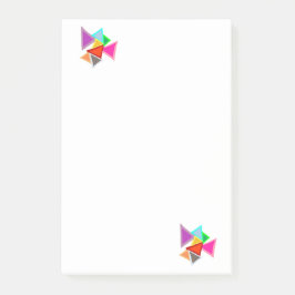 Bloco De Notas Triângulos Coloridos 
