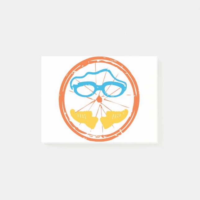 Bloco De Notas Triathlon design, sobre diversos bens de consumo (Frente)