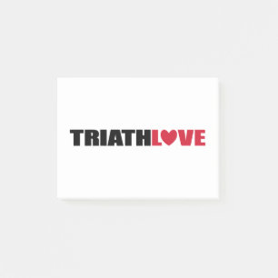 Bloco De Notas Triathlon Love para nadadores, ciclistas e corredo